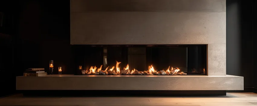 Gas Fireplace Ember Bed Design Services in Lorton, Virginia