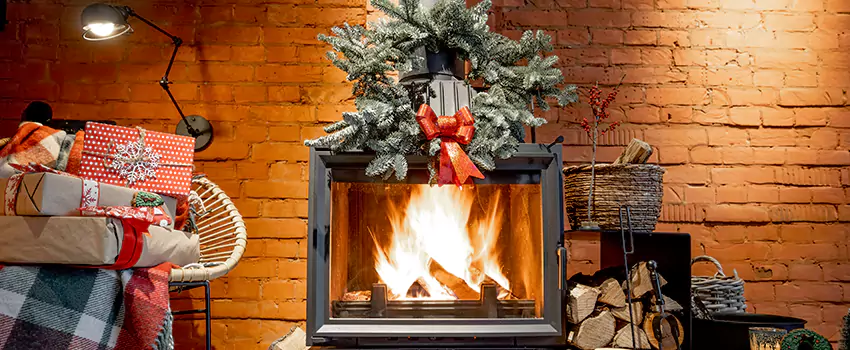Travis Industries Linear Gas Fireplace Installation in Lorton, Virginia