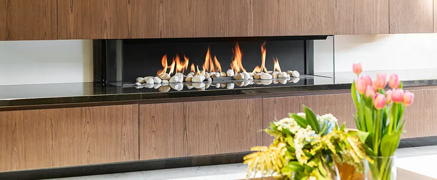 Double-height Fireplace Design Refurbishment in Lorton, Virginia