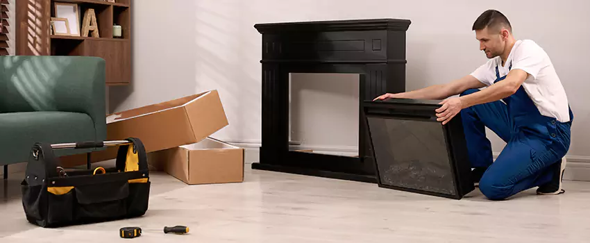 Old Rusted Metal Fireplace Repair And Replacement in Lorton, VA